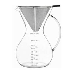 EPİNOX - Cam Kahve Demleme Seti, Filtreli 1000 ml EPİNOX - Cam Kahve Demleme Seti, Filtreli 1000 ml