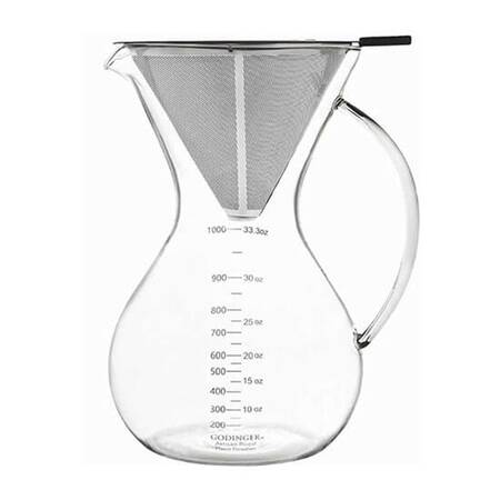 Cam Kahve Demleme Seti, Filtreli 1000 ml Cam Kahve Demleme Seti, Filtreli 1000 ml
