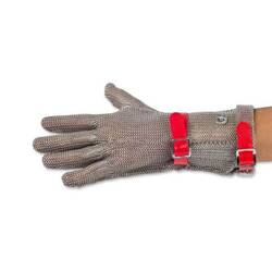 EPİNOX - Çelik Eldiven Mavi 8 Cm Uzun L Beden