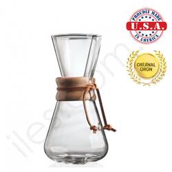 Chemex - Chemex Ahşap Boyunlu 3 Cup Chemex - Chemex Ahşap Boyunlu 3 Cup