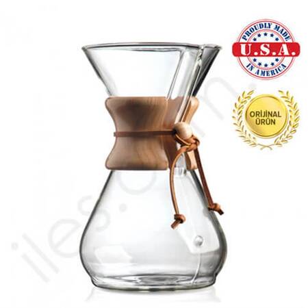 Chemex Ahşap Boyunlu 8 Cup