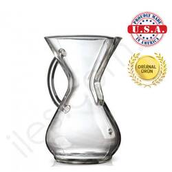Chemex - Chemex Cam Tutacaklı 6 Cup Chemex - Chemex Cam Tutacaklı 6 Cup