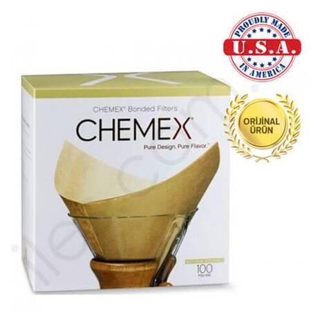 Chemex Kahverengi Filtre Kağıdı 6-8 Cup 100 Adet