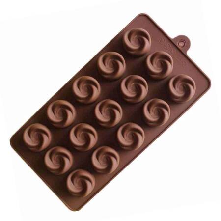Çikolata Kalıbı, Silikon, Gül, 21x10,5x1,9 Cm