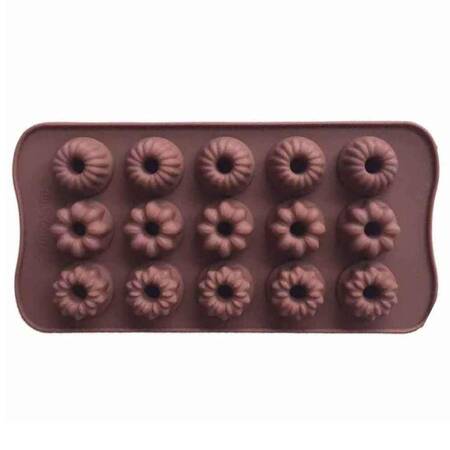 Çikolata Kalıbı - Silikon - Karışık Kurabiye (SCK-32)