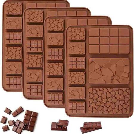 Çikolata Kalıbı - Silikon - Karışık Tablet (SCK-87)