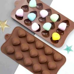 EPİNOX PASTRY - ÇİKOLATA KALIBI - SİLİKON - MİDYE (MID-13) (1)