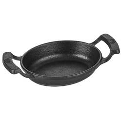 Altınbaşak - Döküm Demir Oval Sahan, 16x12 Cm