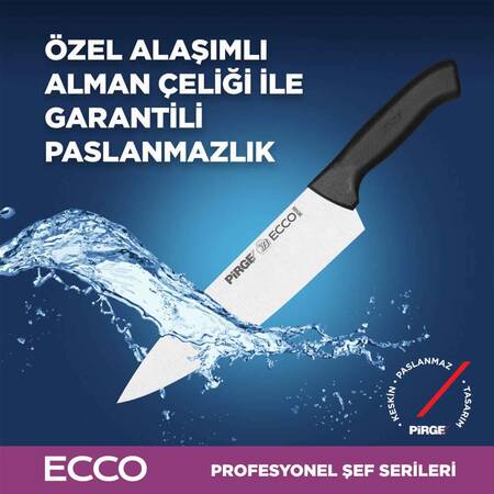 Pirge Ecco 3 Lü Bıçak Seti, Çantalı