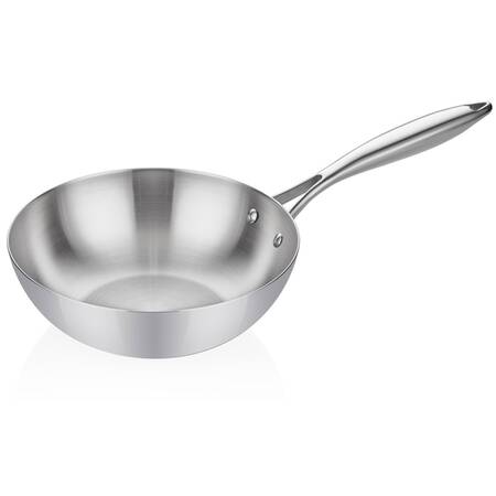 Elit Multi Metal Çelik Wok Tava, 24 Cm