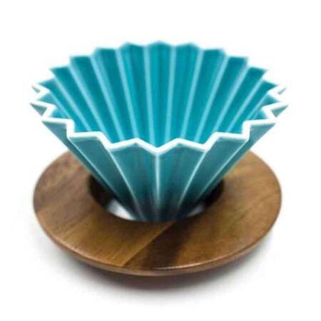 Epinox Dripper, Ahşap Standlı, Turkuaz Epinox Dripper, Ahşap Standlı, Turkuaz