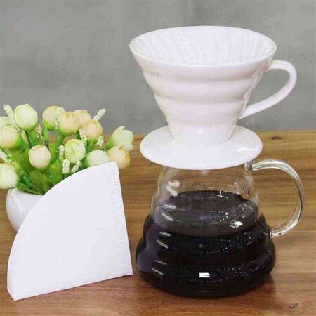 Epinox Dripper Seramik Kahve Demleme, Beyaz Epinox Dripper Seramik Kahve Demleme, Beyaz