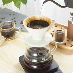 Epinox Dripper Seramik Kahve Demleme, Beyaz - Thumbnail