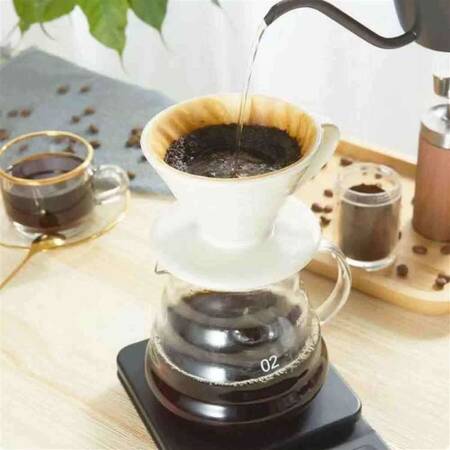 Epinox Dripper Seramik Kahve Demleme, Beyaz Epinox Dripper Seramik Kahve Demleme, Beyaz