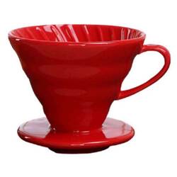 EPİNOX - Epinox Dripper Seramik Kahve Demleme, Kırmızı EPİNOX - Epinox Dripper Seramik Kahve Demleme, Kırmızı