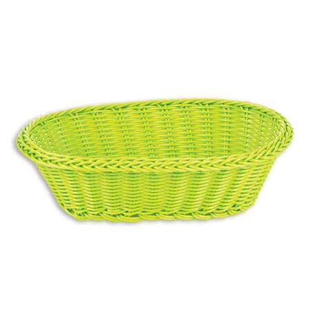 Epinox Ekmek ve Meyve Sepeti, Plastik, Oval, Yeşil, 24 Cm