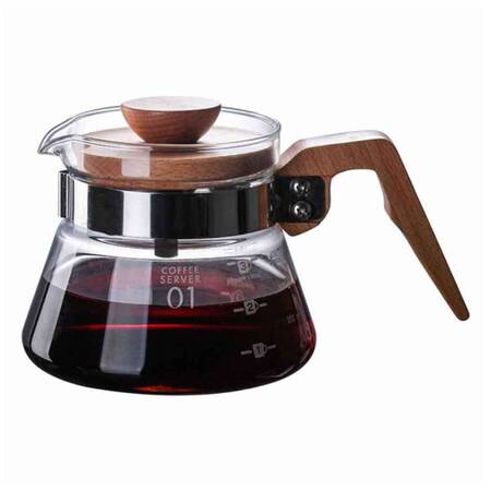 Epinox Kahve Sürahisi, Ahşap Saplı, 400 ml