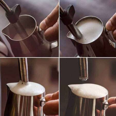 Epinox Kahve Süt Potu, Paslanmaz Çelik, 350 ml