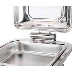 Epinox Reşo Chafing Dish, 2/3, Hidrolik Kapaklı, 6 L - Thumbnail