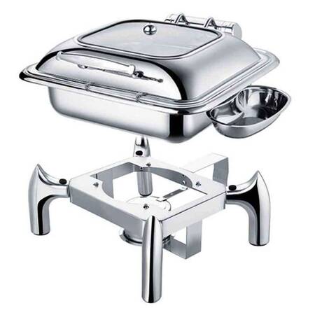 Epinox Reşo Chafing Dish, 2/3, Hidrolik Kapaklı, 6 L