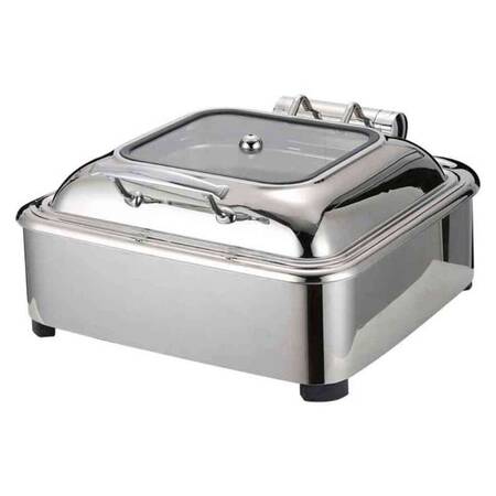 Epinox Reşo Chafing Dish, 2/3, Hidrolik Kapaklı, Gömme, 6 L