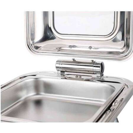 Epinox Reşo Chafing Dish, 2/3, Hidrolik Kapaklı, Gömme, 6 L