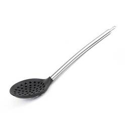 EPİNOX - Epinox Silikon Kevgir, Siyah 35 Cm