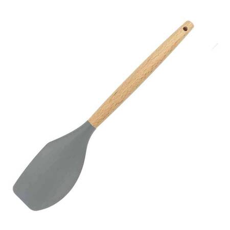 Epinox Silikon Sıyırma Spatulası, Ahşap Sap