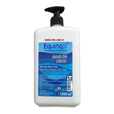 Equinox Hand On El Dezenfektanı, Hijyeni Ürünü, Antiseptik Sıvı 1 Litre