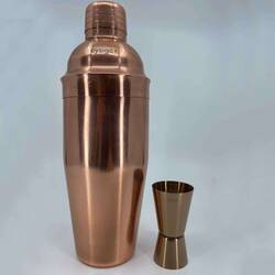 Eysigo Kokteyl Shaker Seti, Bakır, 700 ml, 2 Parça - Thumbnail