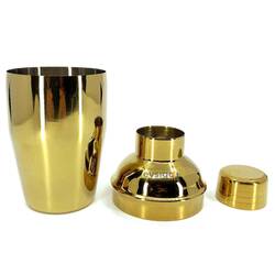 Eysigo Kokteyl Shaker Seti, Gold, 350 ml, 5 Parça - Thumbnail