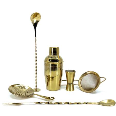 Eysigo Kokteyl Shaker Seti, Gold, 350 ml, 6 Parça Eysigo Kokteyl Shaker Seti, Gold, 350 ml, 6 Parça