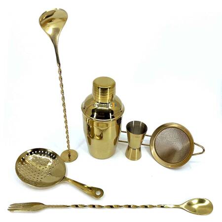 Eysigo Kokteyl Shaker Seti, Gold, 350 ml, 6 Parça Eysigo Kokteyl Shaker Seti, Gold, 350 ml, 6 Parça