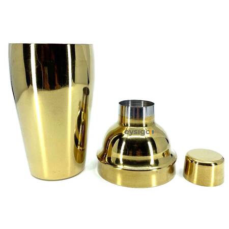 Eysigo Kokteyl Shaker Seti, Gold, 500 ml, 4 Parça