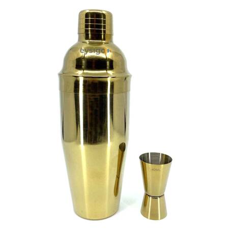 Eysigo Kokteyl Shaker Seti, Gold, 700 ml, 2 Parça