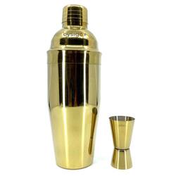 Eysigo Kokteyl Shaker Seti, Gold, 700 ml, 2 Parça - Thumbnail