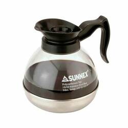 Sunnex - Filtro Filtre Kahve Makinesi Pot, Çelik tabanlı Polikarbonat 1,8 Litre (1)