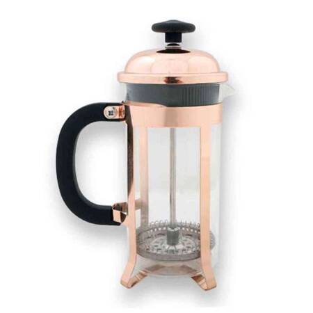 French Press, Lüx Kırmızı Gold, 350 ML