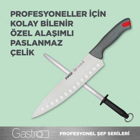 Pirge Gastro Şef Bıçağı, Oluklu 21 Cm
