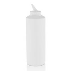 GastroPlast - GastroPlast Fişek Sosluk, Ayarlı Uçlu Beyaz 1000 ml GastroPlast - GastroPlast Fişek Sosluk, Ayarlı Uçlu Beyaz 1000 ml