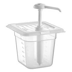 GastroPlast - GastroPlast Tekli Mayonez Dispenseri, Şeffaf 2 Litre