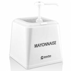 GastroPlast Tekli Mayonez Pompası, Abs Standlı 2,5 Litre - Thumbnail