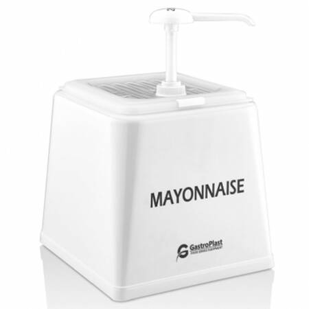 GastroPlast Tekli Mayonez Pompası, Abs Standlı 2,5 Litre