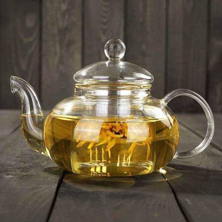 Cam Demlik, Cam Süzgeç, 800 ml Cam Demlik, Cam Süzgeç, 800 ml