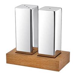 Groovy - Groovy 2 Li Ahşap Dikdörtgen Standlı Kare Tuzluk Takımı Mat Groovy - Groovy 2 Li Ahşap Dikdörtgen Standlı Kare Tuzluk Takımı Mat