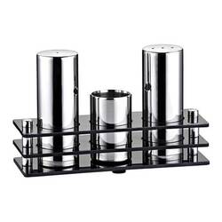 Groovy - Groovy 3 Lü Dikdörtgen Pleksi Standlı Tuzluk Takımı Mat Groovy - Groovy 3 Lü Dikdörtgen Pleksi Standlı Tuzluk Takımı Mat