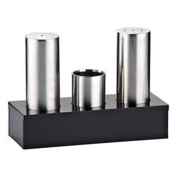 Groovy - Groovy 3 Lü Kapalı Pleksi Standlı Tuzluk Takımı İnce Mat Groovy - Groovy 3 Lü Kapalı Pleksi Standlı Tuzluk Takımı İnce Mat