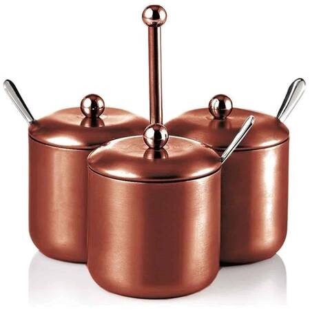 Groovy 3'lü Baharatlık Takımı, Bakır Groovy 3'lü Baharatlık Takımı, Bakır