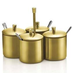 Groovy - Groovy 4'lü Baharatlık Takımı, Altın Groovy - Groovy 4'lü Baharatlık Takımı, Altın