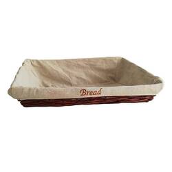 Groovy - Groovy Açık Büfe Ekmek Sepeti, Dikdörtgen Konik 55x40xH:7/17 Cm
